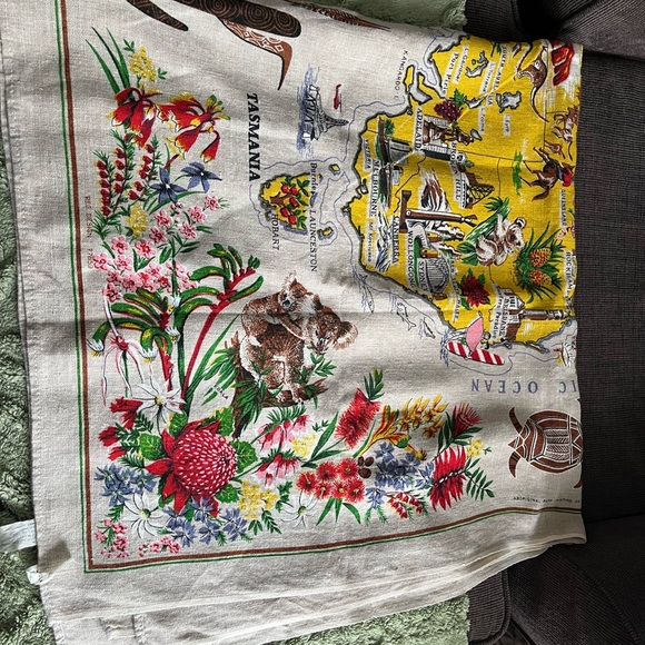 Colorful Australia Map tablecloths - Picture 3 of 8